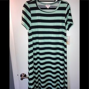 LuLaRoe Carly t-shirt style XS NWT dress